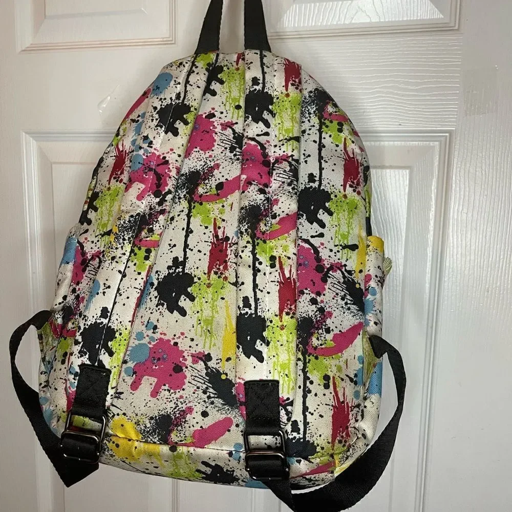 Airwalk Graffiti Spray Paint multi color laptop medium backpack